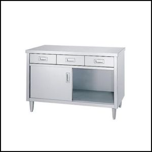 引出し付き作業台