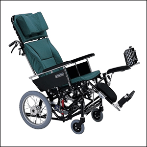 リクライニング車いす