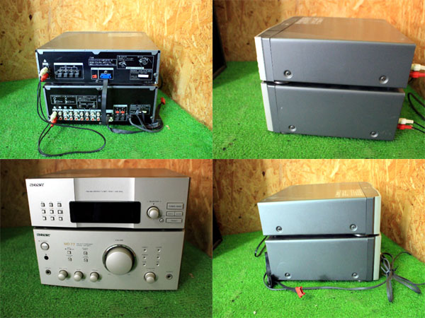 SONY システムコンポ TC-TX77 ST-MS77 TA-MS77 MDS-MS77 CDP