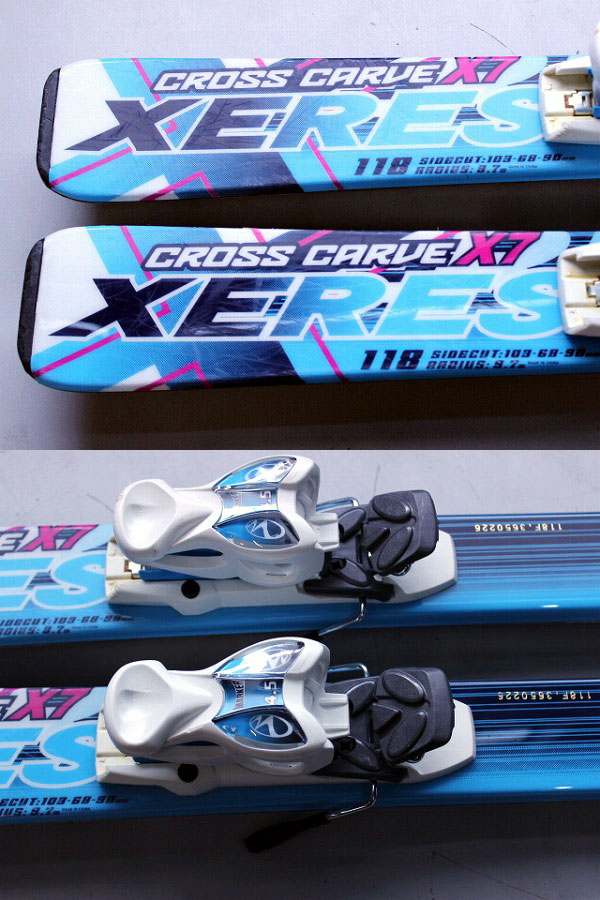 売約済】XERES 160cm カービングスキー CROSS CARVE X9