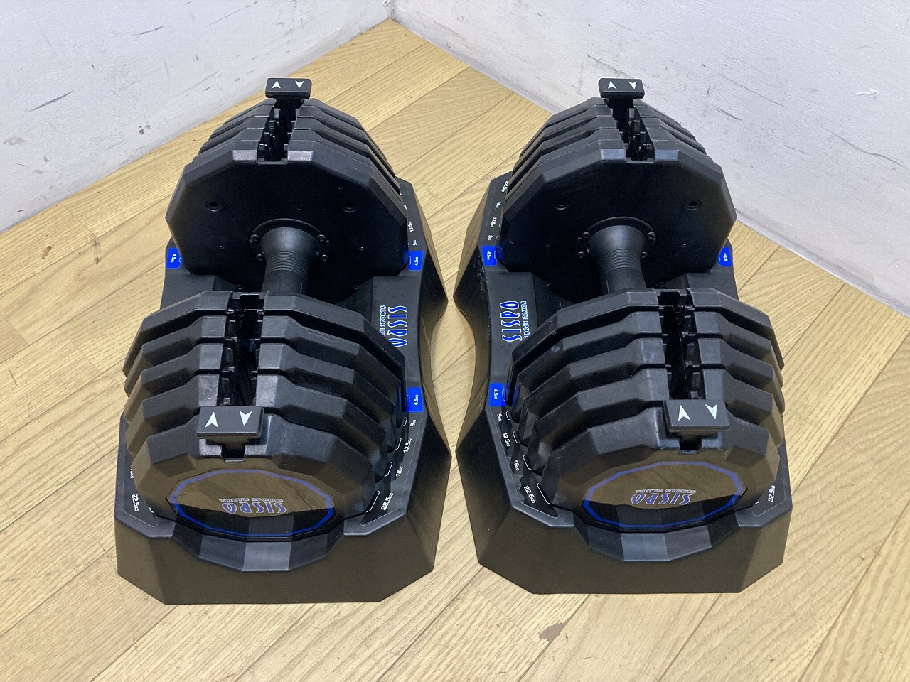 OASIS 東急スポーツオアシス 可変ダンベル 片方22.5kg ペア 合計