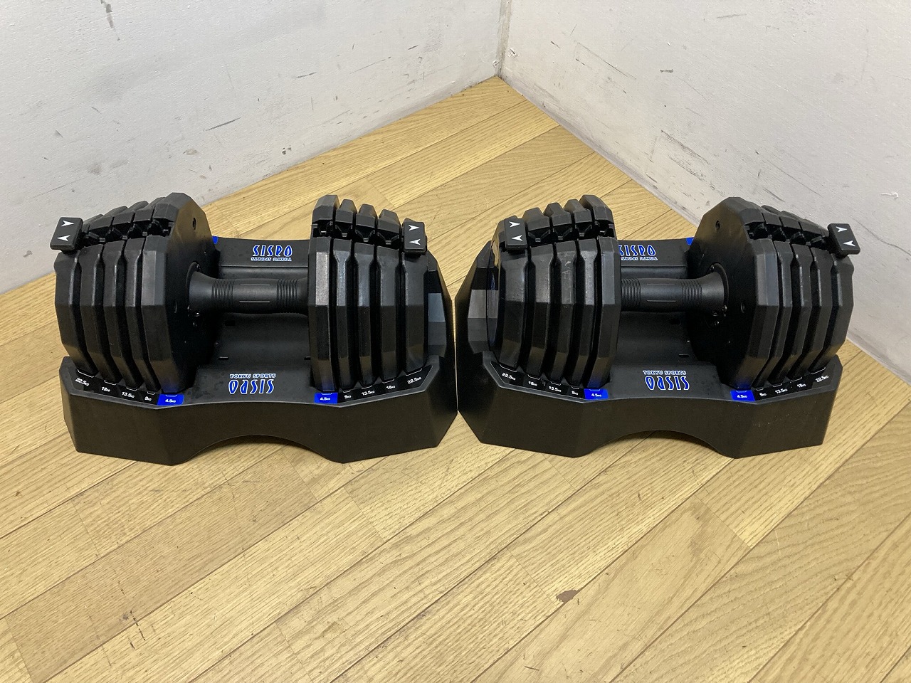 Amazon | 東急スポーツオアシス アジャスタブル ダンベル 22.5kg