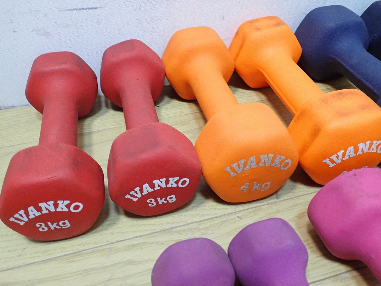IVANKO イバンコ IVD ネオプレンビューティダンベルセット 1kg