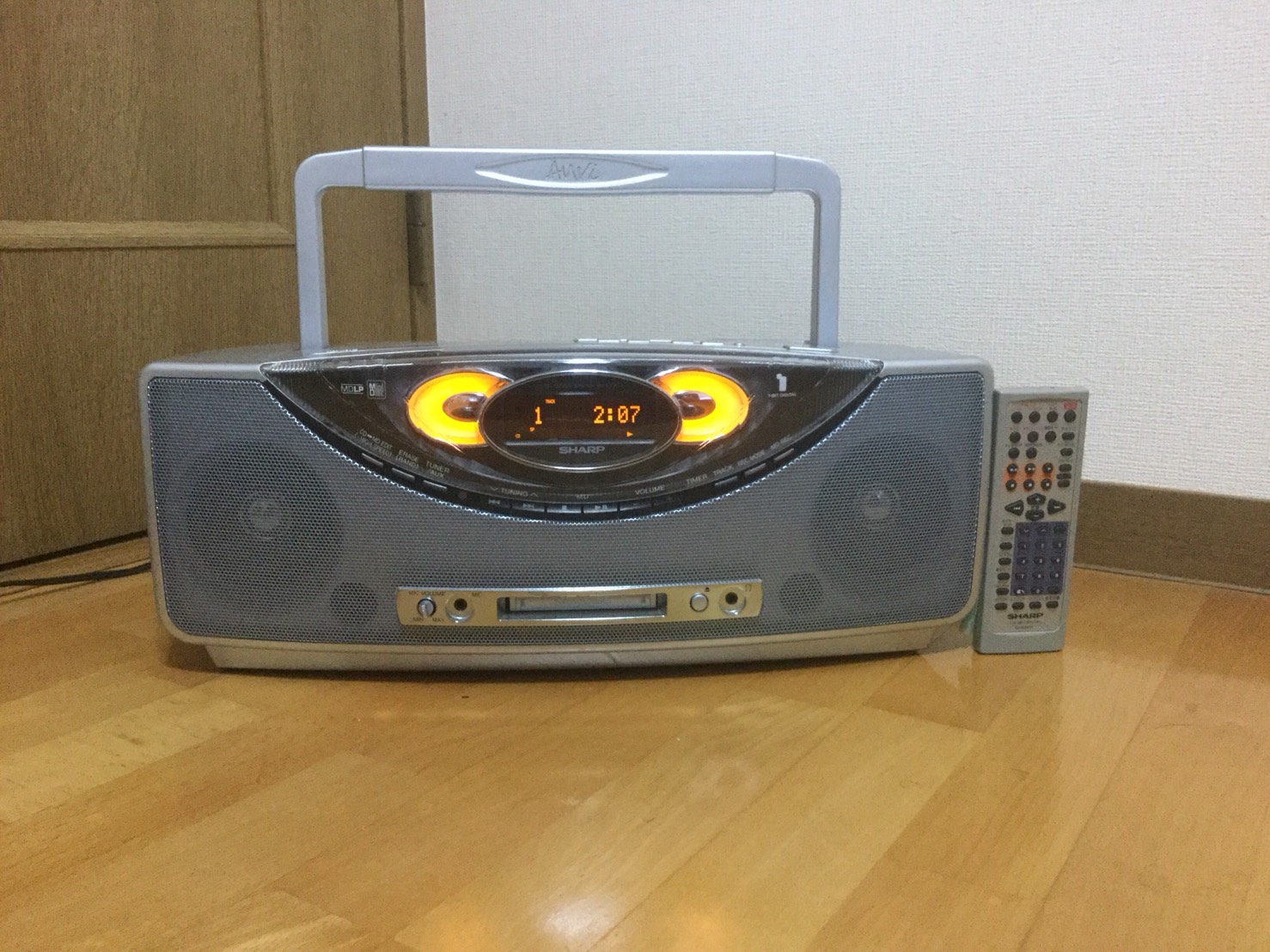 シャープ SD-FX200-A 1bitデジタルシステム MDCDラジカセ MDLP