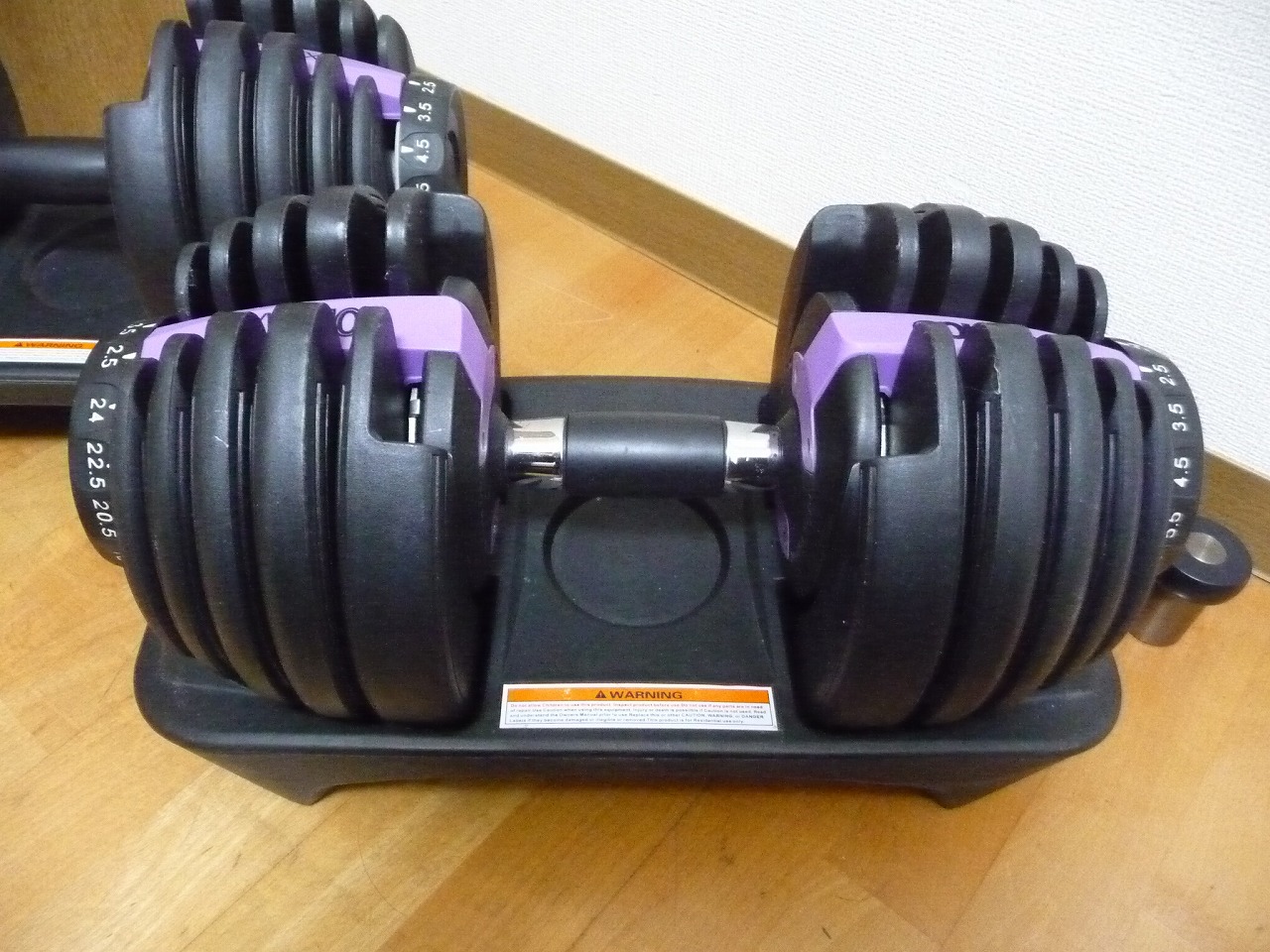 アジャスタブルダンベル GOLD AXE 24kg×2個 ペア 合計48kg 15