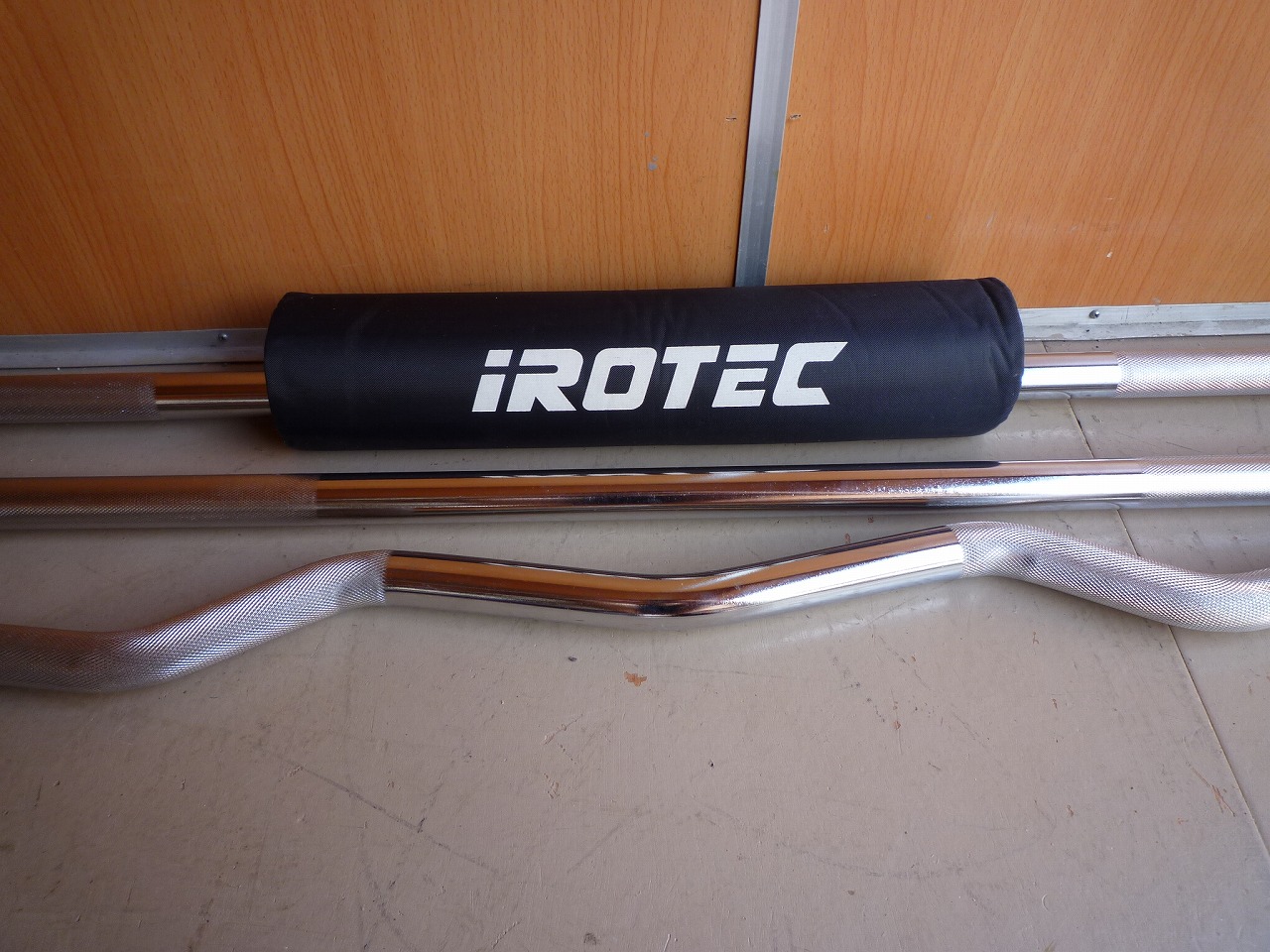ストレートバー Wバー  スクワットパッド 28mm 120cm 160cm 180cm 3本セット