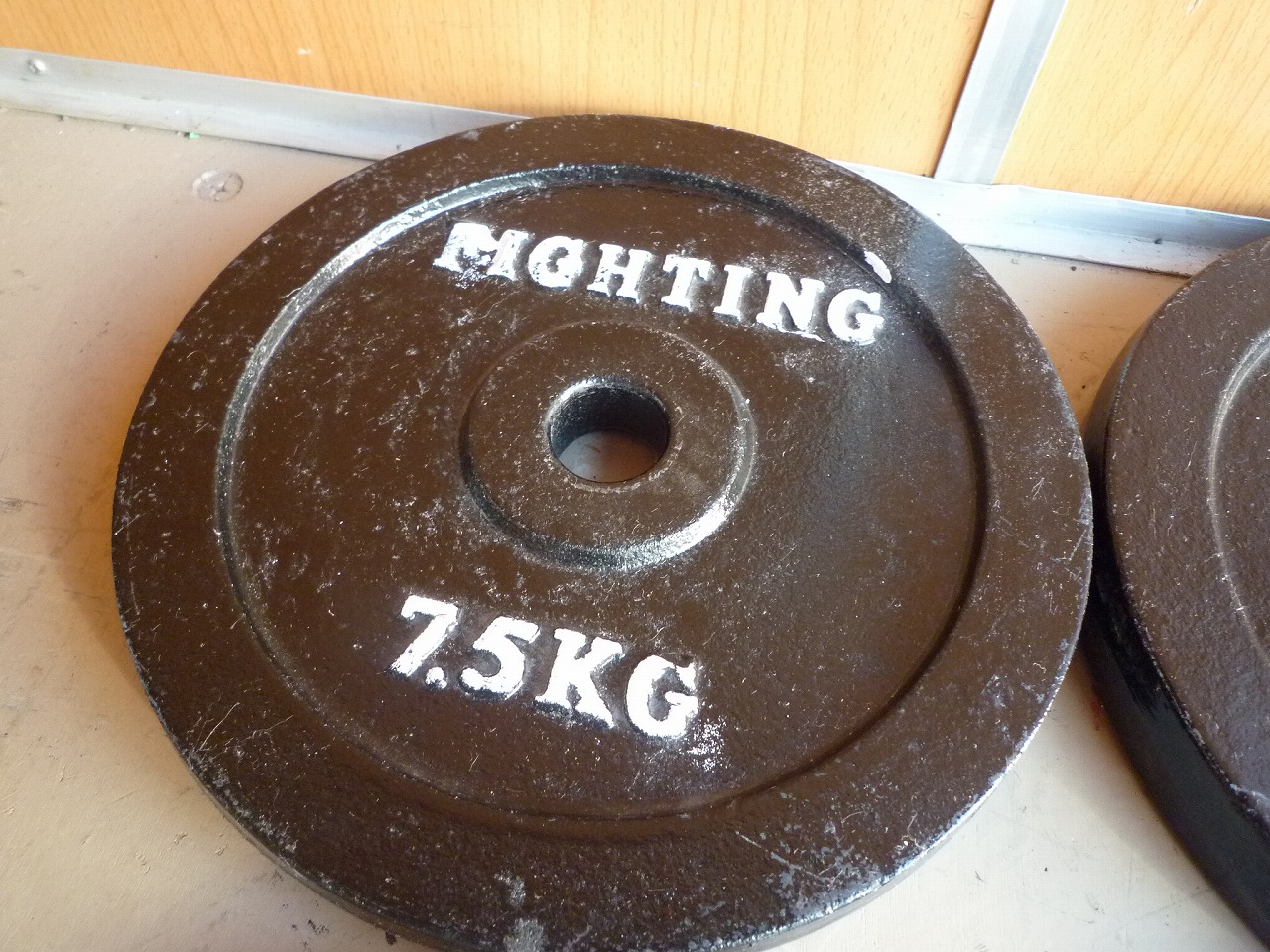 プレート FIGHTING ROAD 7.5kg×2枚 AUSSIE 2.5kg×2枚 28mm 合計