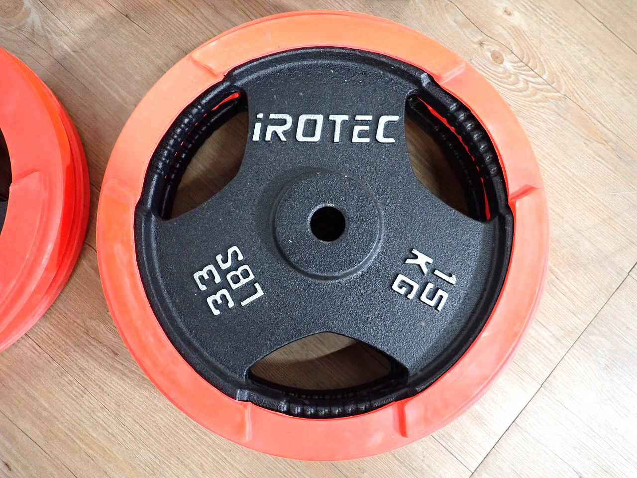 バーベルシャフト180cm-ワイドグリップ-ラバープレート70kgセット