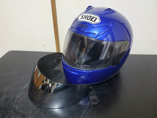 SHOEI フルフェイス ヘルメット X-8Rhi 青 XL サイズ ショウエイ 61-62cm ブルー
