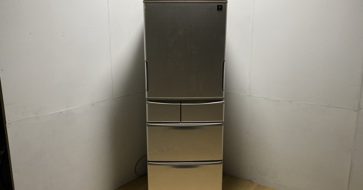 SHARP シャープ 5ドア 400リットル冷蔵庫 製氷機能 SJ-XW44X-S 2013年