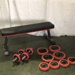 iROTEC ダンベル シャフト トレーニングベンチセット プレート35kg ダンベルシャフト シャフト径28mm