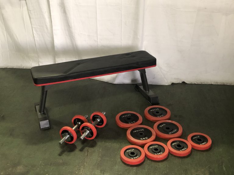 iROTEC ダンベル シャフト トレーニングベンチセット プレート35kg ダンベルシャフト シャフト径28mm