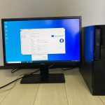 22インチモニタ付き デスクトップパソコン Celeron G1820 2.7GHz メモリ6GB DVDドライブ HDD500GB BENQ GW2270-B