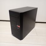 TIRDWAVE デスクトップパソコン Windows10 HOME 64bit AMD Ryzen 5 2400G 3.60GHz メモリ8GB HDD1TB DVDドライブ