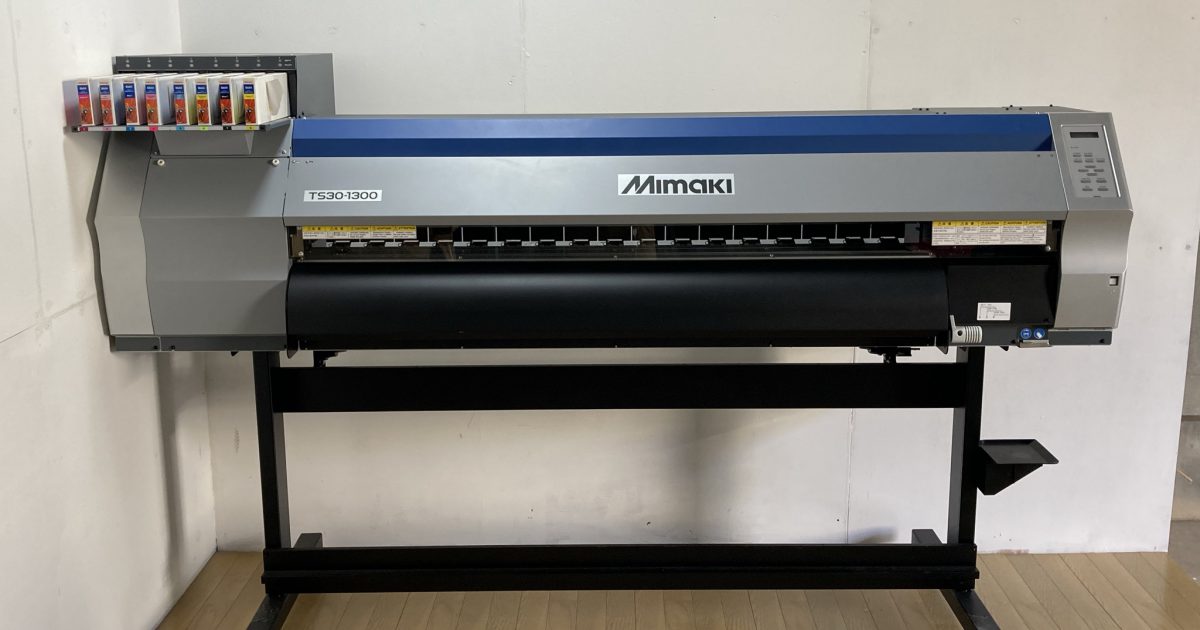 Mimaki ミマキ 昇華転写インクジェットプリンタ プロッター TS30-1300 2017年製 マスター ロール紙付
