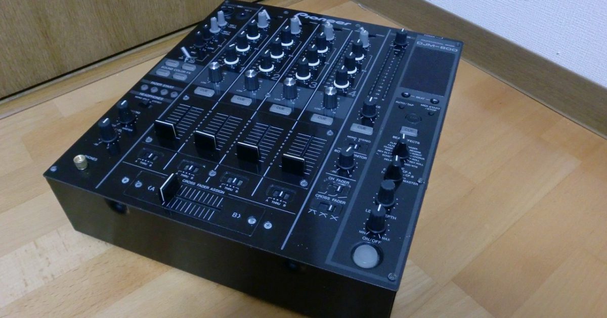 DJミキサー パイオニア DJM-800 4ch デジタル DJ機器 Gradeケーブル付き