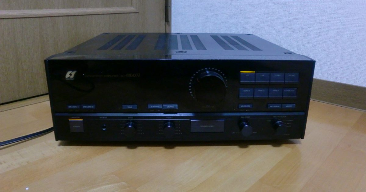 SANSUI AU-α607i プリメインアンプ 山水電気 サンスイ 伝統の α-Xバランス