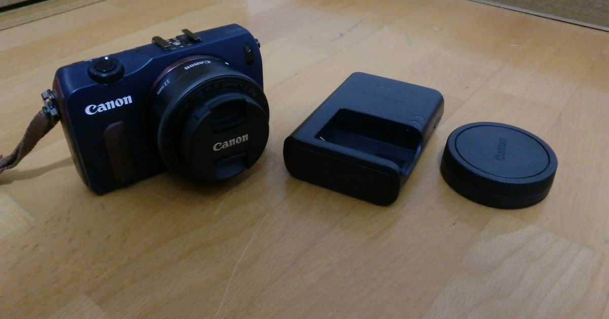 Canon EOS M ベイブルー デジタル一眼レフ ミラーレス デジカメ カメラ
