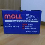 MOLL m3 plus 83085 12V カーバッテリー 欧州車用 85Ah 710A 150min K2