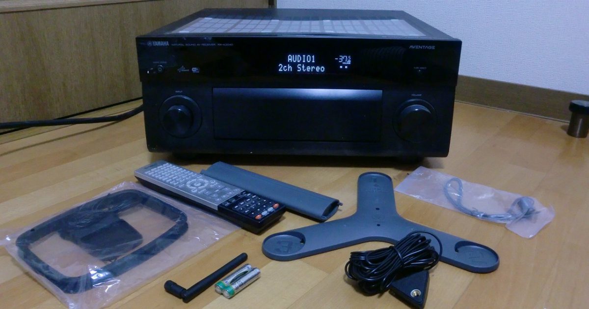 YAMAHA RX-A3040(B) AVENTAGE ハイクラス AVアンプ AVレシーバー Dolby Atmos ブラック