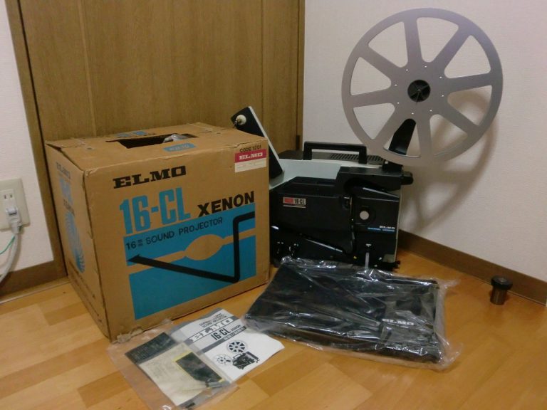 ELMO 16-CL XENON 16mm 映写機 SOUND PROJECTOR サウンドプロジェクター キセノン 説明書 元箱付き