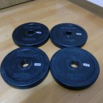 イヴァンコ ラバープレート 2.5kg×4枚 10kg 28mm ダンベル バーベル ベンチプレス