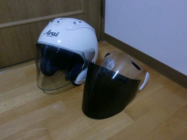 ヘルメット ARAI SZ-RAM2 61.62cm アライ ホワイト 白 シールド2枚付き