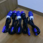 ケーブル Cee Form 端子 ノイトリック パワコン 端子 YAMAHA ZV28990 PCE 2P3W 1.5m 5本 まとめ売り