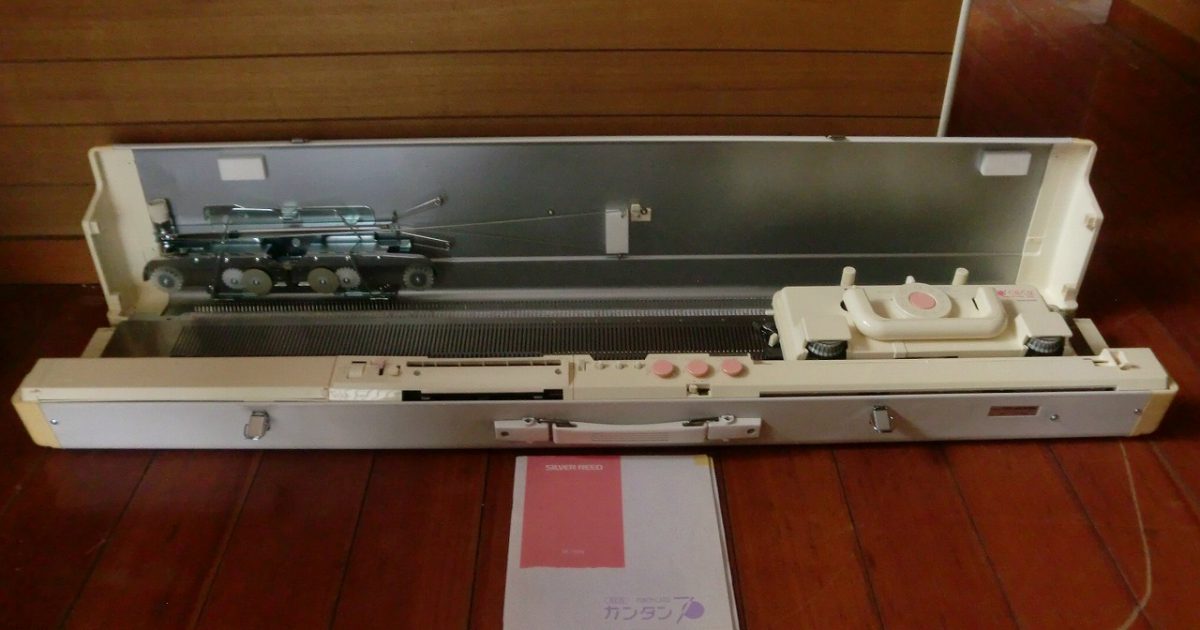 SILVER REED 700N カンタン70 編み機 シルバーリード 編機 シルバー精工 説明書付き