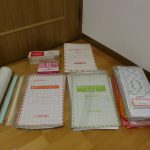 SILVER REED BROTHER パンチカード 創作下書きペーパー ハンドパンチ ドライブ編ツール 模様集 あむあむ