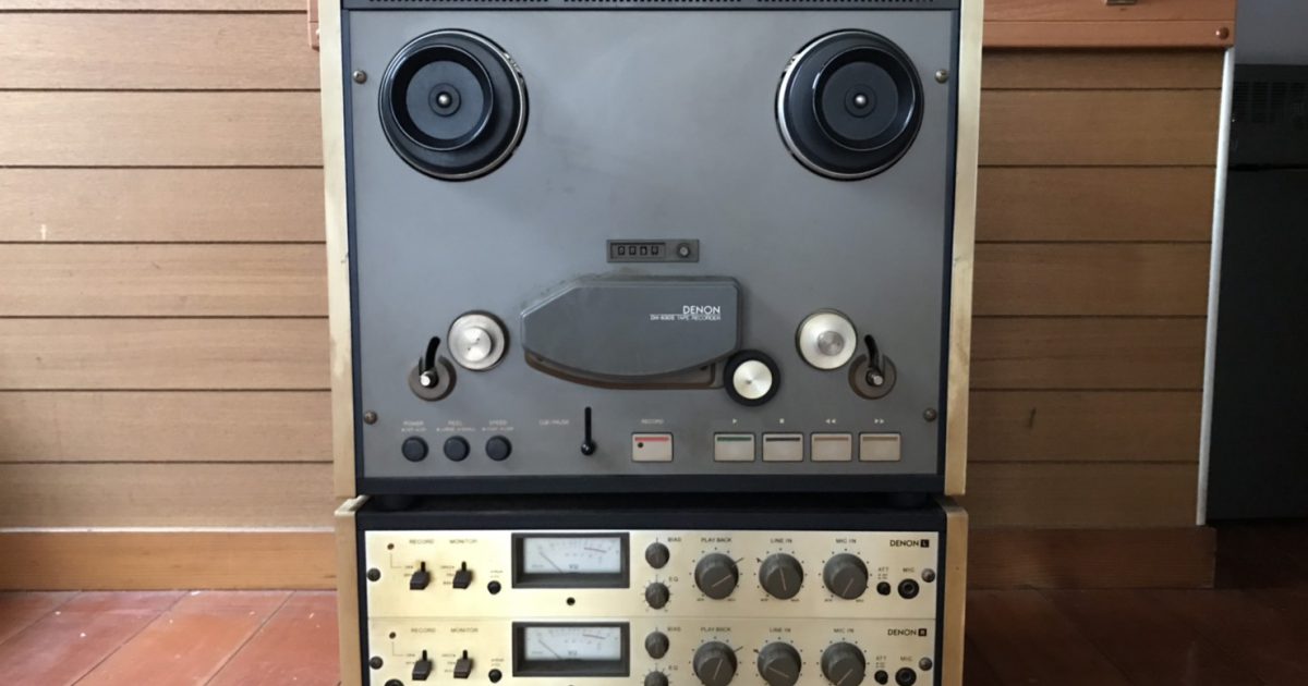 ジャンク オープンリールテープデッキ DENON DH-630S デノン デンオン アンプ 4トラック