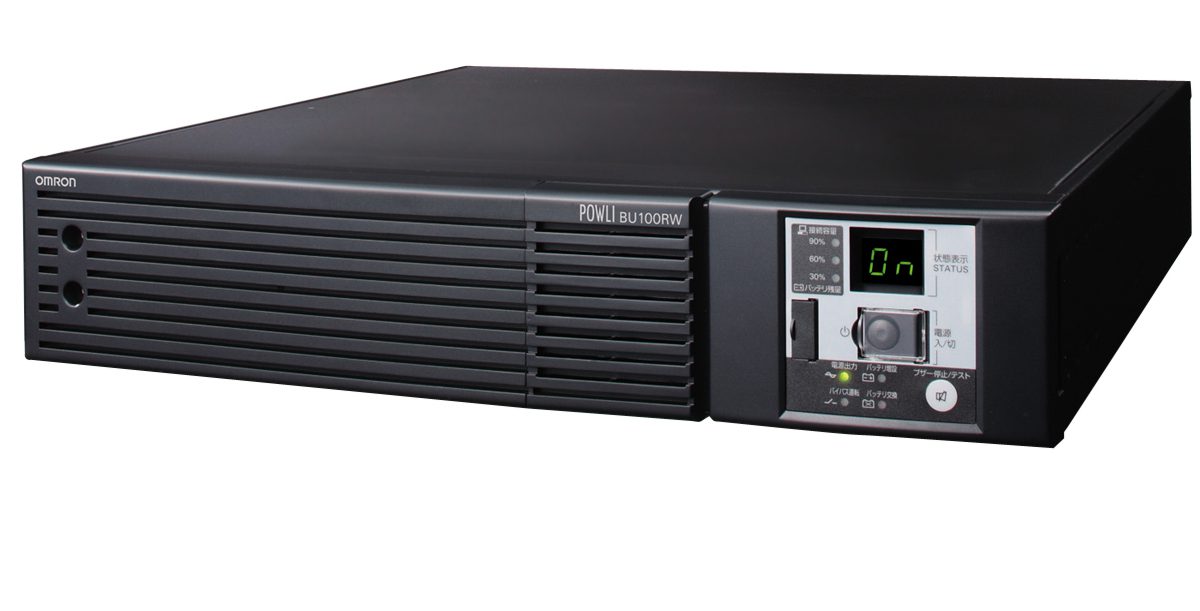UPS OMRON BU100RW オムロン 無転電電源装置 常時インバーター給電方式 1000VA 800W