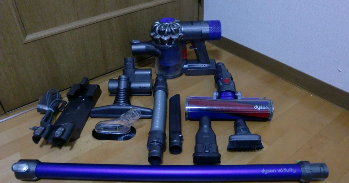 掃除機 dyson V6 Fluffy+ SV09 ダイソン サイクロンクリーナー スティック ハンディ ソフトローラー 充電式