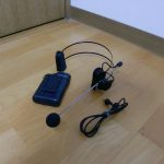 ワイヤレスマイク Panasonic WX-4300B X004350U01 800 MHz帯 PLLタイピン形 ヘッドセット