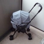 ペットカート compet milimili lite コムペット ミリミリライト レイクブルー ペットバギー コンパクト設計 最軽量 UVカット
