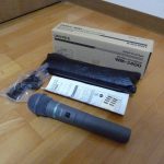 防滴形 ワイヤレスマイクロホン UNI-PEX WM-3400 300MHz ユニペックス マイクホルダー 説明書 ケース 付き