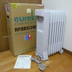 オイルヒーター eureks RF8BS 8畳 ユーレックス 電気暖房 フィン8枚 チャイルドロック