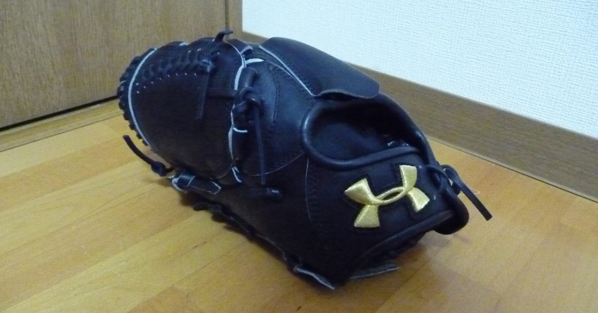 グローブ UNDER ARMOUR QBB0078 BLK アンダーアーマー 硬式 投手用 左投げ ブラック 黒 金子モデル 未使用