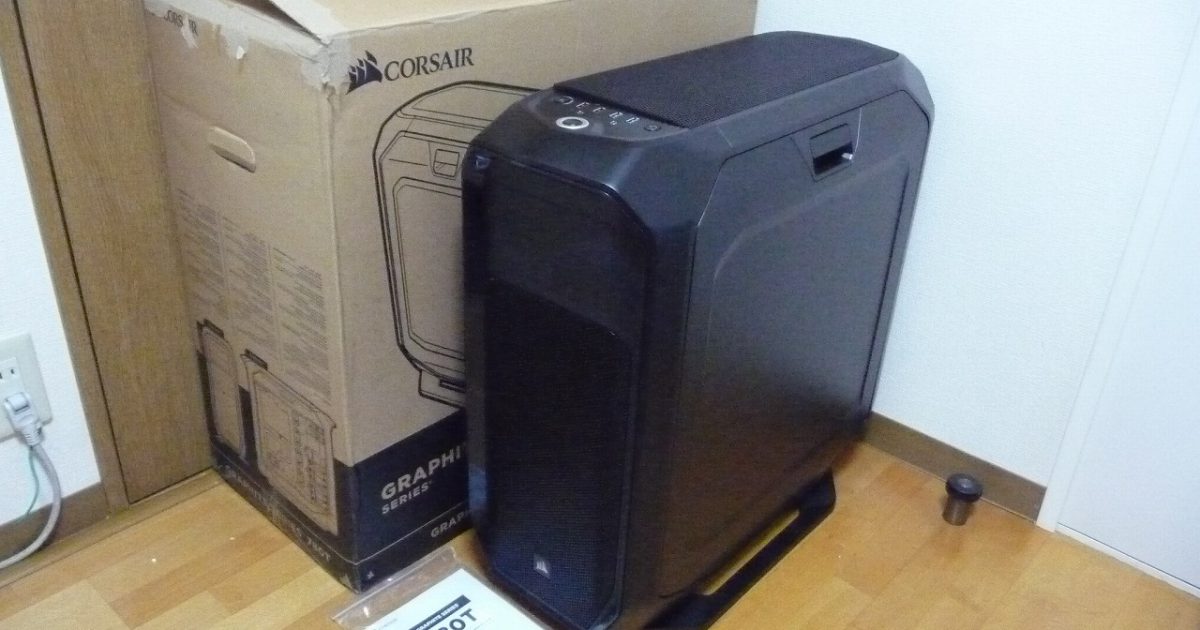 フルタワー PCケース Corsair Graphite 780T Black version コルセア グラファイト ブラック アクリルパネル ATX 未使用