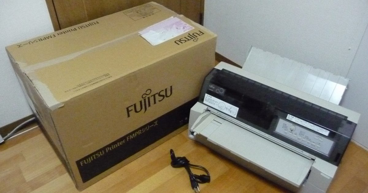 ドットインパクトプリンタ FUJITSU FMPR5010 富士通 パラレル USB 伝票印字 ワイヤドットマトリックス