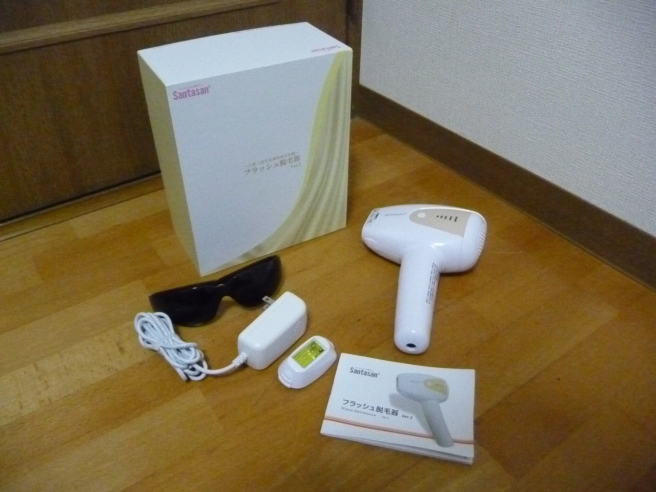 フラッシュ脱毛器 Santasan biyou-datumouxx ver2 IPL脱毛