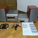 コンポ ONKYO FR-X7A K-SX7 D-SX7A カセットデッキ MDデッキ ラジオチューナー アンプ スピーカー ペア オンキョー