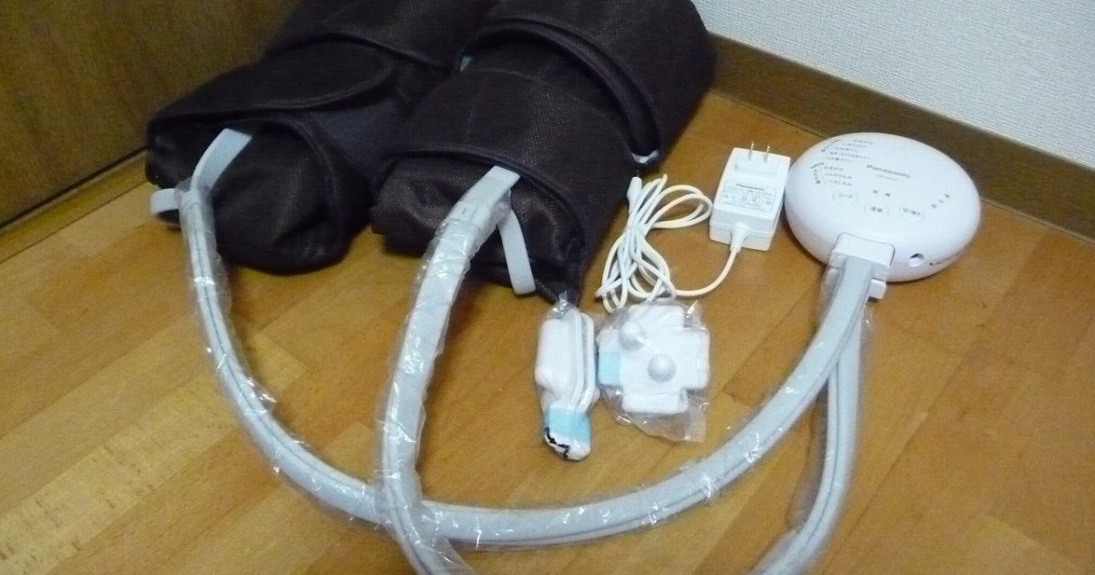 フットマッサージャー Panasonic EW-RA98 パナソニック レッグリフレ エアーマッサージャー ブラウン 温感