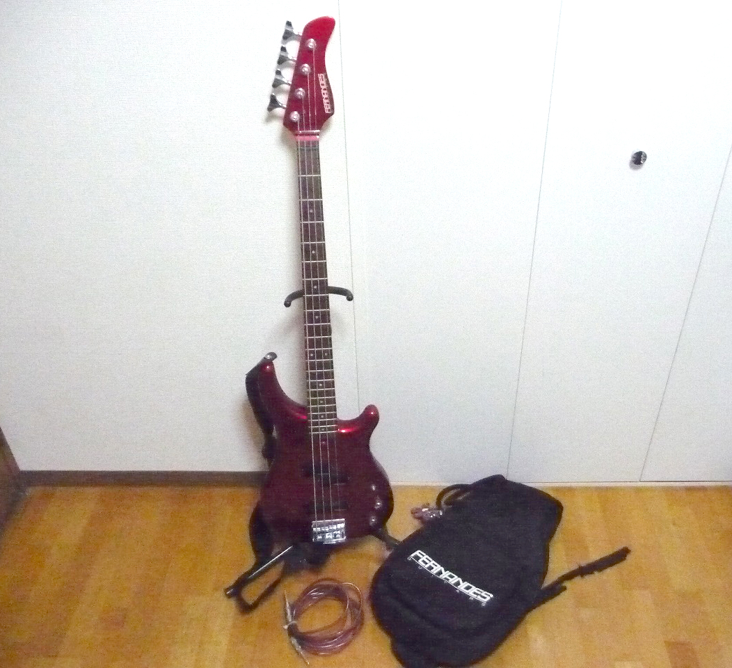 エレキベース FERNANDES FRB-45M フェルナンデス ギター 4弦 赤 レッド Candy Apple Red