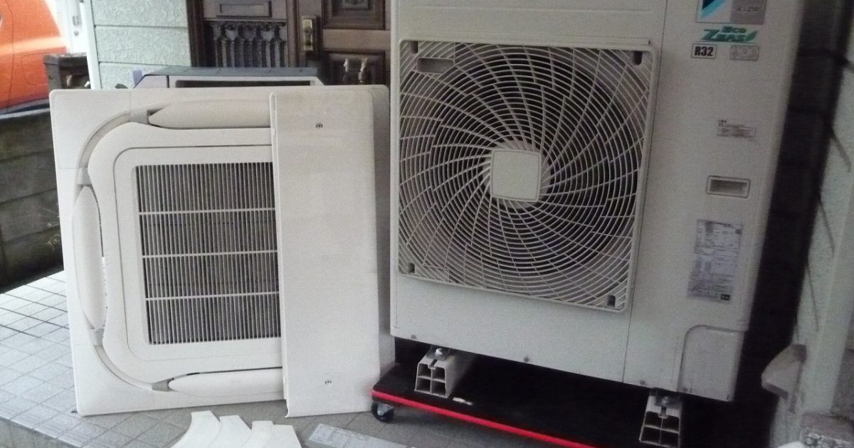 エアコン DAIKIN FHCP160EC RZRP160BB ダイキン 天井カセット 6馬力 4方向 S-ラウンドフロー 6馬力 シングル 標準型 三相200V 天カセ