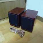 フルレンジ スピーカー Victor SP-FS1 ビクター コンパクト 木製 ペア