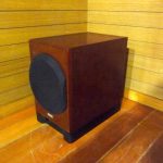 サブウーファー ONKYO SL-A250 オンキヨー アンプ内蔵 パワード スピーカー 木目 低音