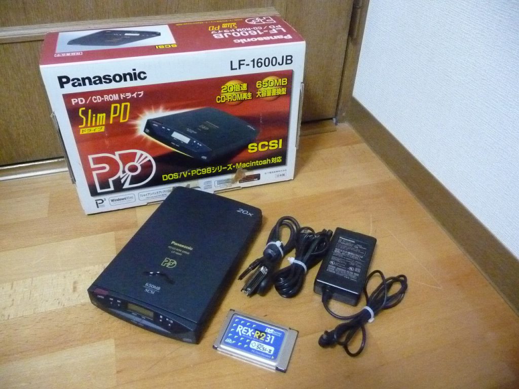 3年保証 即日出荷 SCSI接続 650MB PDドライブ パナソニック LF-1600JB