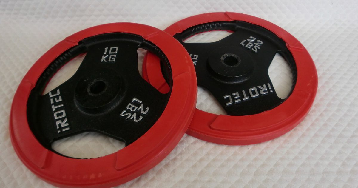 プレート iROTEC アイロテック 28mm ラバープレート 10kg×2枚 ダンベル バーベル 20kg