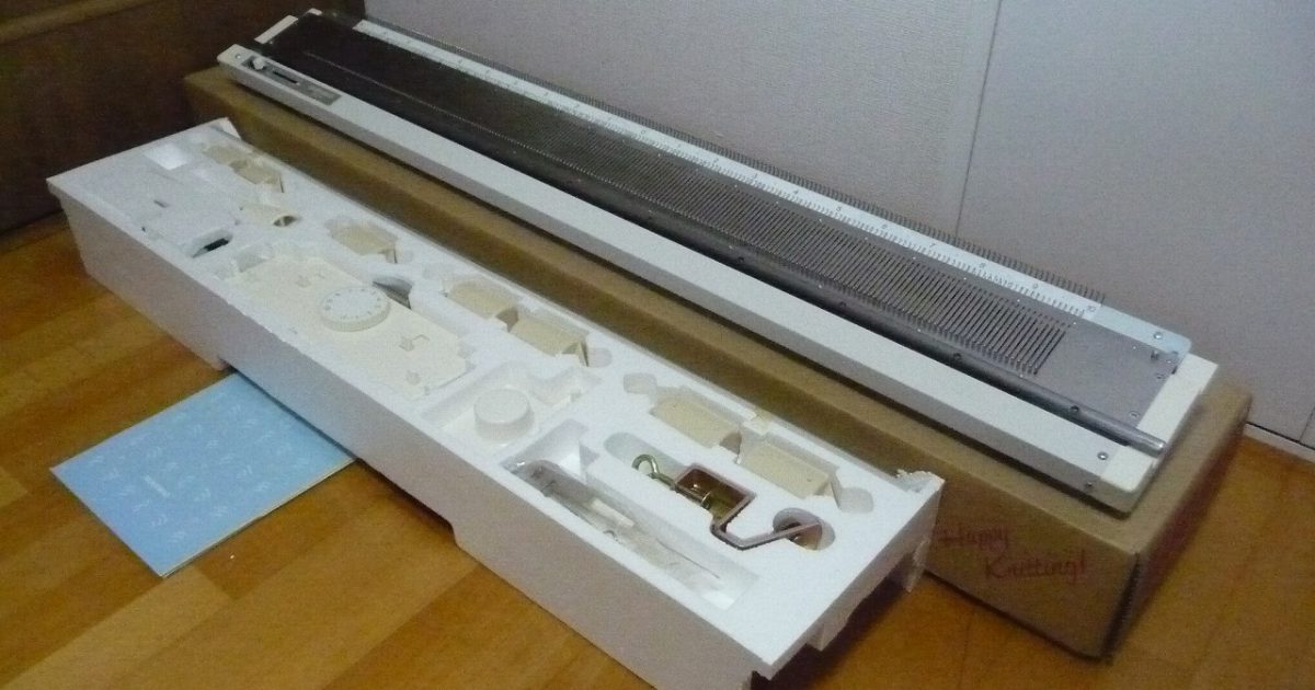 編み機 SILVER REED SRJ70 シルバー精工 ジャガードリブニッター シルバーリード リブ機